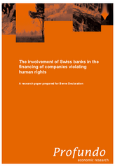 Update of the study "Swiss banks and human rights"