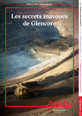Couverture du rapport: Les secrets inavoués de Glencore