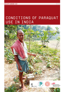 Couverture du rapport: Conditions of Paraquat Use in India