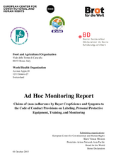 Ad Hoc Monitoring Report