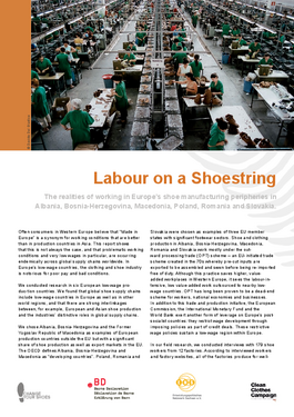 Couverture du rapport: Labour on a Shoestring