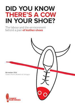 Cover page: Did you know there's a cow in your shoe?