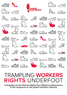 Couverture du rapport: Trampling Workers' Rights Underfoot