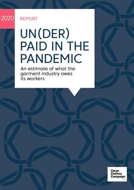 Couverture du rapport: Un(der)paid in the pandemic