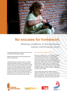 Couverture du rapport: No excuses for homework