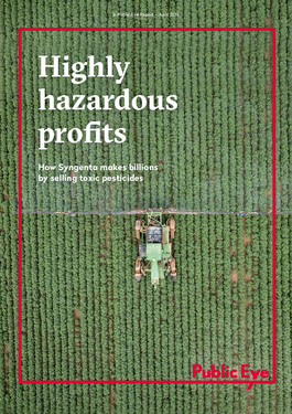 Couverture du rapport: Highly hazardous profits