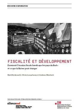 Couverture du rapport: Fiscalité et développement