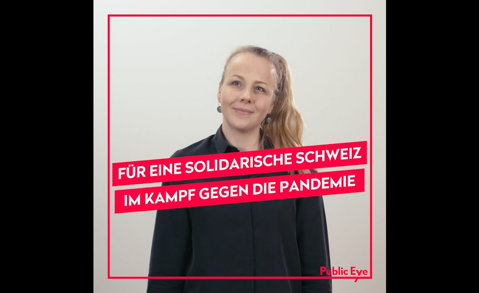Für eine solidarische Schweiz im Kampf gegen die Pandemie!