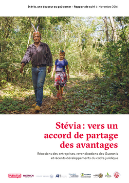 Couverture du rapport: Stévia: vers un accord de partage des avantages