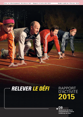 Couverture du rapport: Rapport d'activité 2015