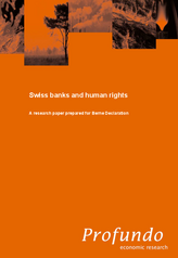 Étude «Banques suisses et droits humains»