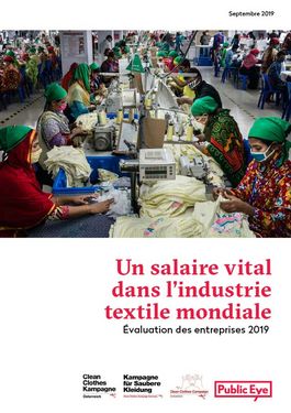 Couverture du rapport: Un salaire vital dans l'industrie textile mondiale
