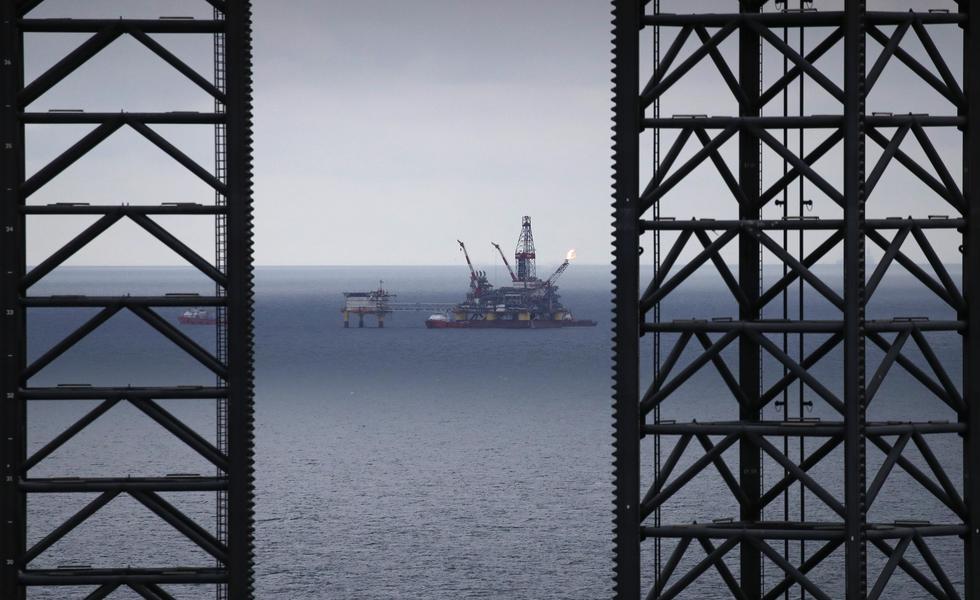 Lukoil Oli Platform on the Black Sea