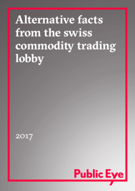 Cover page: Alternative Facts from the Swiss Commodity Trading Lobby