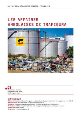 Couverture du rapport: Les affaires angolaises de Trafigura
