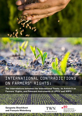 Couverture du rapport: International Contradictions on Farmers' Rights