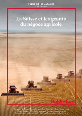 Couverture du rapport: La Suisse et les géants du négoce agricole